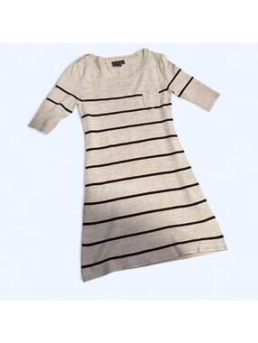 Striped knit dress with tiny pocket. takeout size small